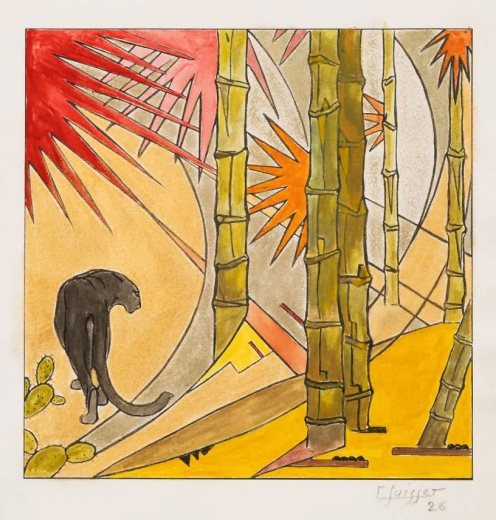 Vente par "Millon SVV Paris" du 24/03/2026 - Panthère noire. 1926. (lot n°126)