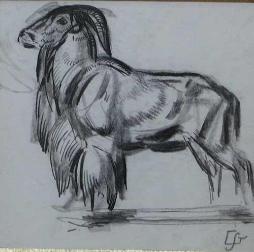 Mouflon. Vers 1925.