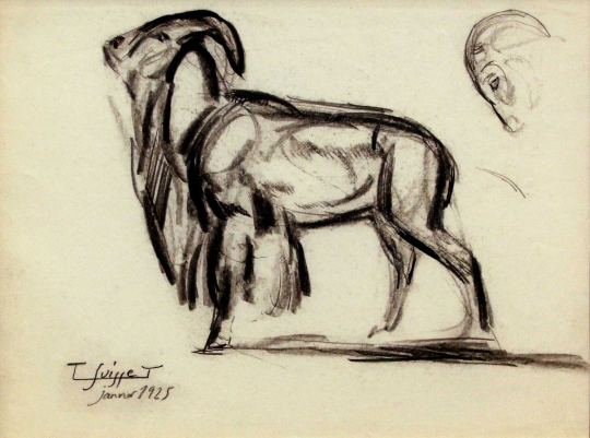 Gaston SUISSE (1896-1988) - Mouflon. 1925.