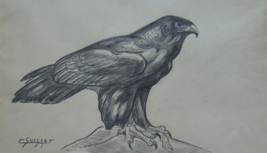 Gaston SUISSE (1896-1988) - Aigle 