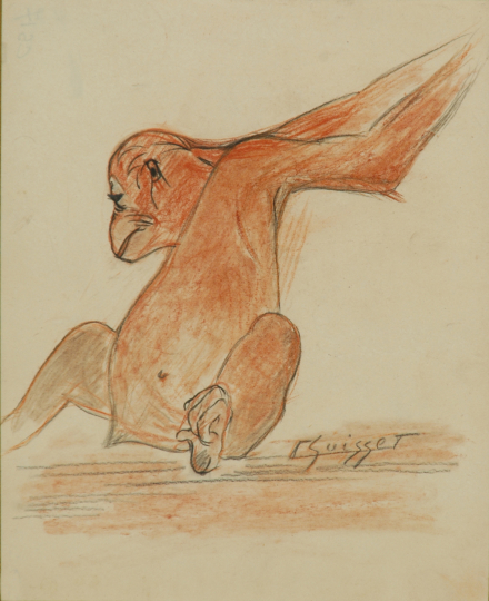 Gaston SUISSE (1896-1988) - Solange la guenon.