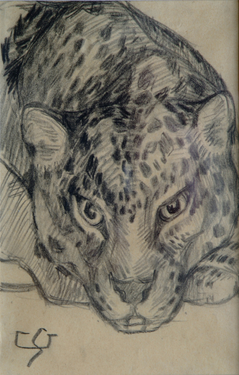 Gaston SUISSE (1896-1988) - Jeune panthère.