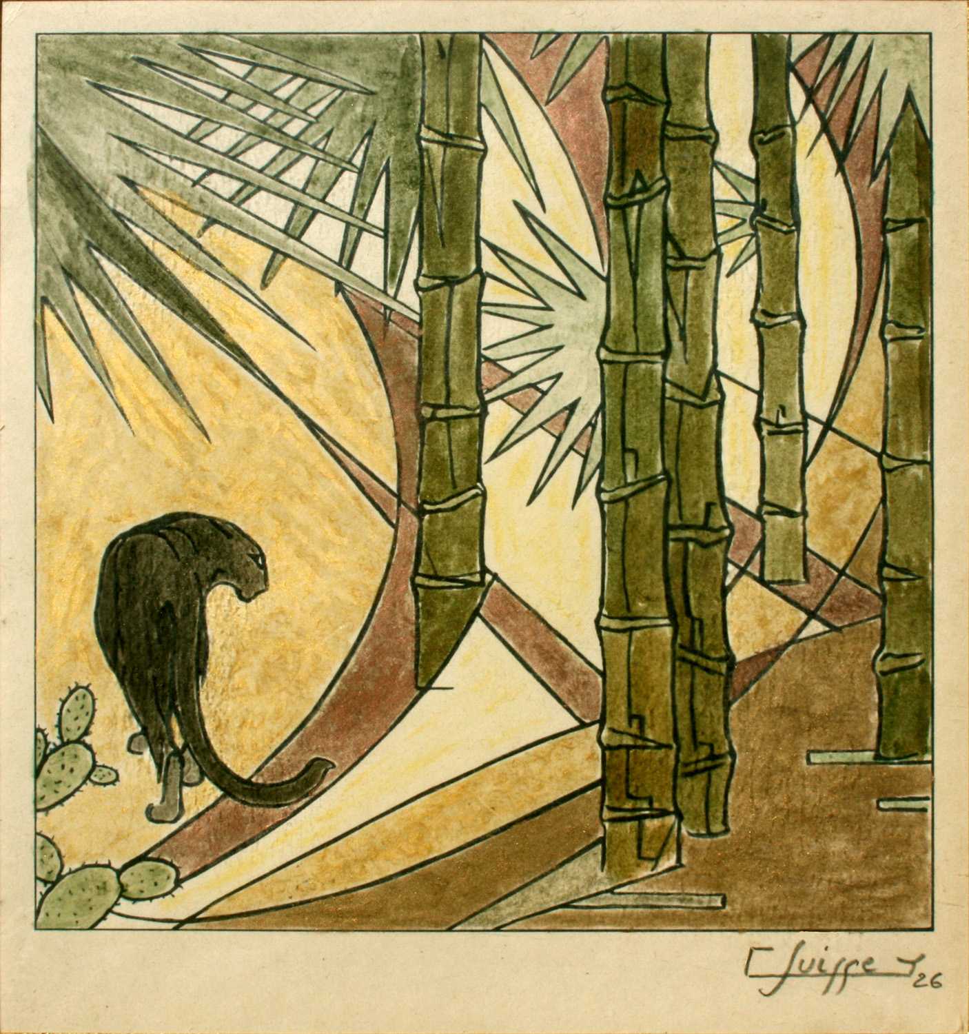 Panthère noire. 1926.