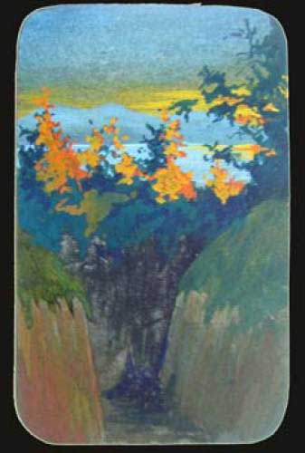 Tranchée à Presba. 1918.