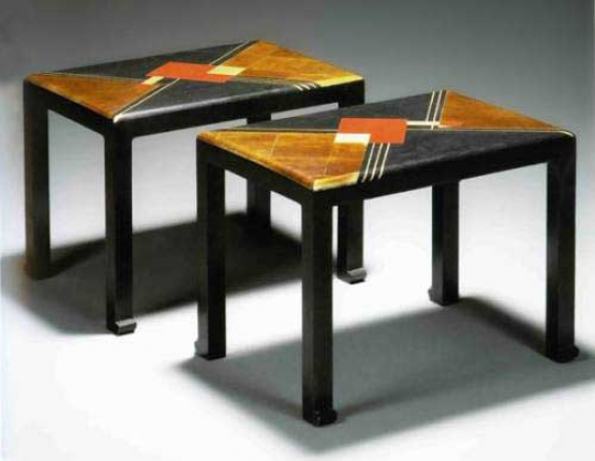 Gaston SUISSE (1896-1988) - Bout de canapé. Circa 1923.