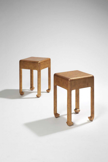 Gaston SUISSE (1896-1988) - Bout de canapé. Circa 1930.