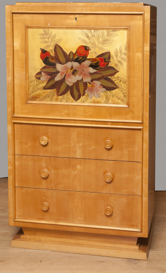 Gaston SUISSE (1896-1988) - Secrétaire droit à abattant. Vers 1940.