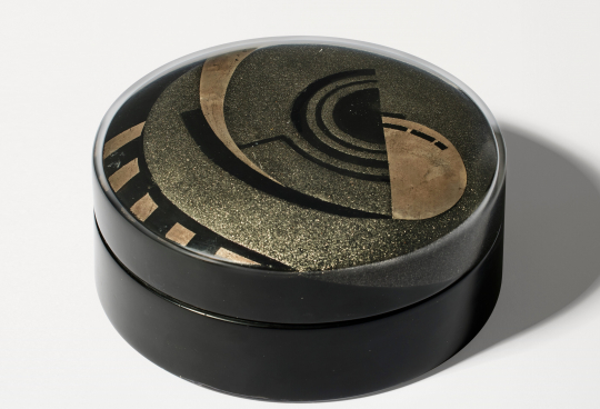 Gaston SUISSE (1896-1988) - Boîte circulaire, vers 1929.