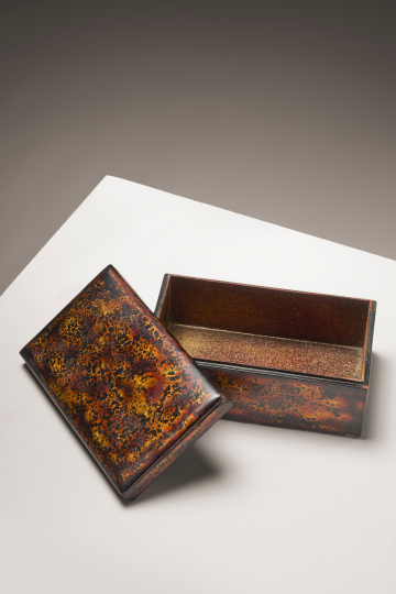 Gaston SUISSE (1896-1988) - Boite en laque, vers 1935.