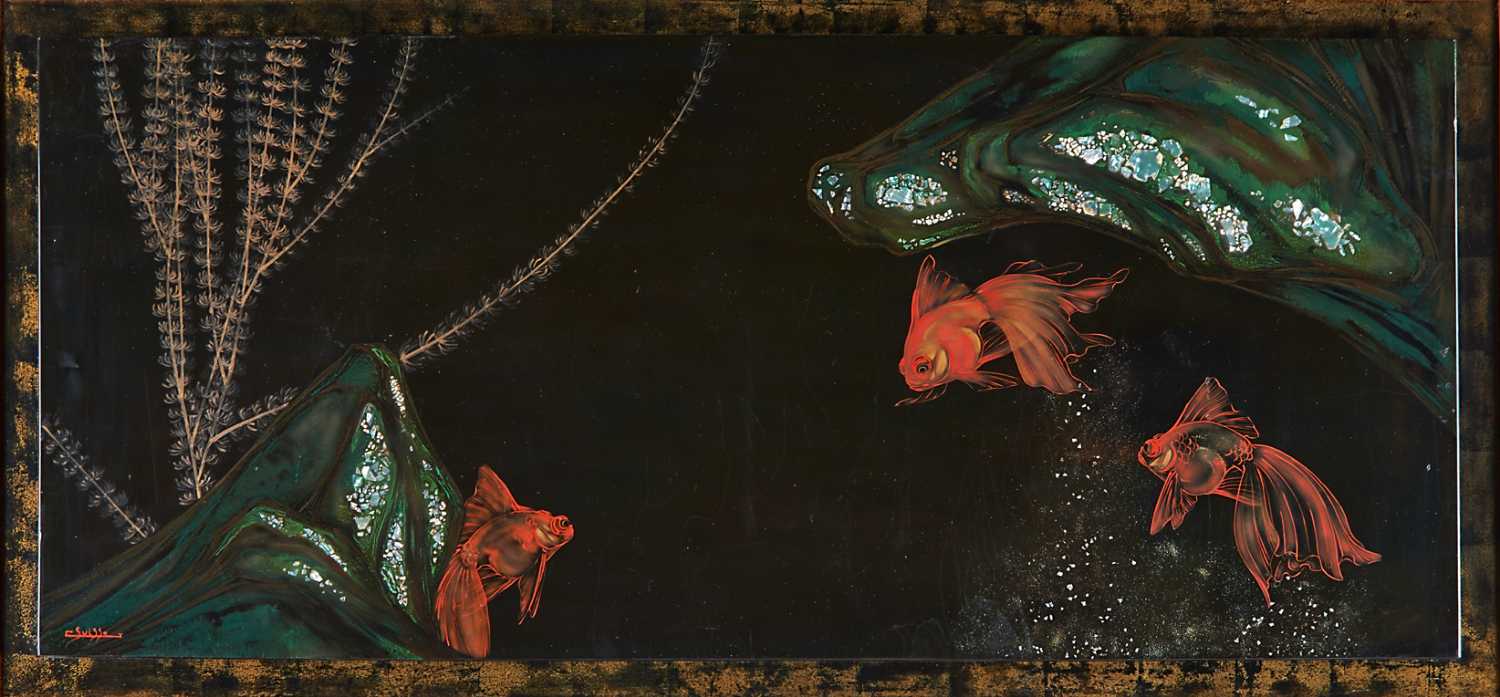 Poissons japonais, vers 1925.