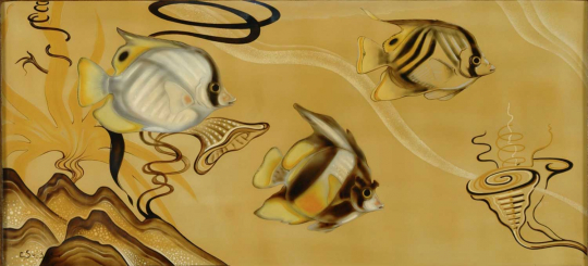 Gaston SUISSE (1896-1988) - Poissons des massifs coraliens. Vers 1929.