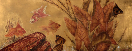 Gaston SUISSE (1896-1988) - Poissons Japonais.