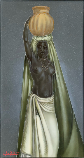 Gaston SUISSE (1896-1988) - Porteuse d'eau Furoviah.