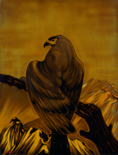 Gaston SUISSE (1896-1988) - Aigle de dos, vers 1931.