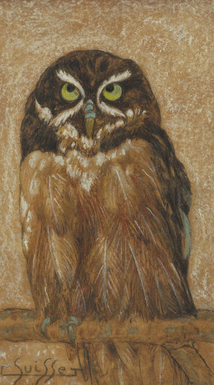 Gaston SUISSE (1896-1988) - Grand duc branché