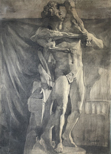 Gaston SUISSE (1896-1988) - Nu debout. 1911.