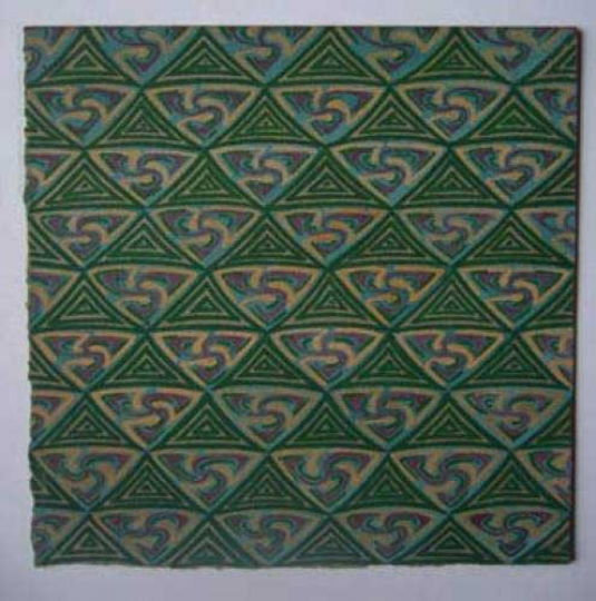 Gaston SUISSE (1896-1988) - Projet de tissu pour Mme Duchesne, vers 1923