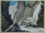Gaston SUISSE (1896-1988) - Diligence dans un paysage de montagne