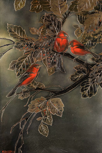 Vente par "Millon SVV" du 16/03/2024 - Tangaras branchés (lot n°91)