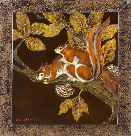 Vente par "Ader SVV" du 06/04/2023 - Écureuils roux branchés (lot n°185)