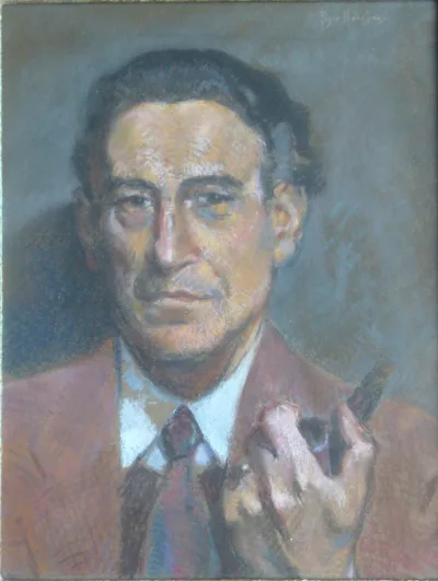 Portrait de Gaston Suisse
Pastel sur papier
36 x 27,5cm
Exécuté vers 1945, 
par son ami Roger Godchaux.