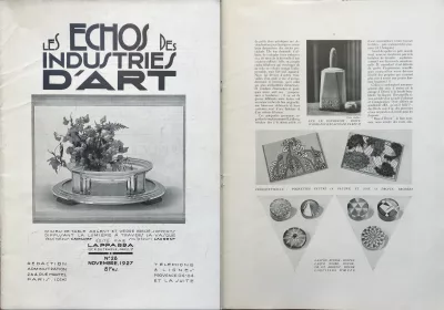 Les Échos des Industrie d'Art 
N° 28. Novembre 1927
