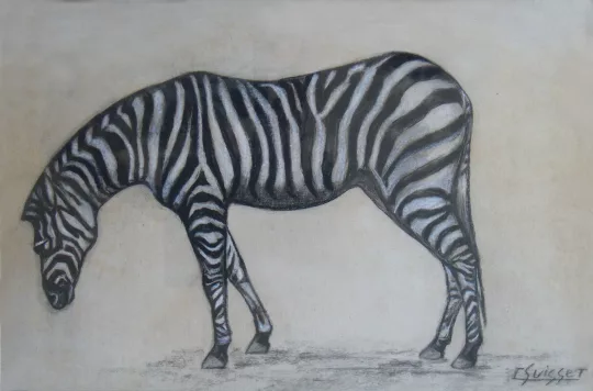 Gaston SUISSE (1896-1988) - Zèbre.