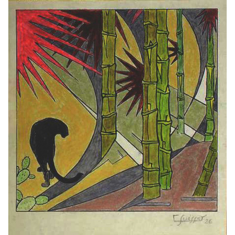 Panthère noire. 1926.