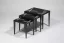 Gaston SUISSE (1896-1988) - Tables gigognes en laque noire. Circa 1925.