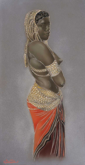 Gaston SUISSE (1896-1988) - Femme Swahili.