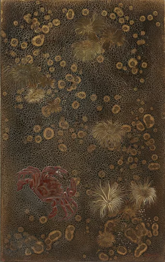 Gaston SUISSE (1896-1988) - Étrille et anémones de mer,  vers 1923.