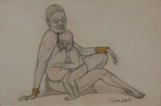 Gaston SUISSE (1896-1988) - Maternité