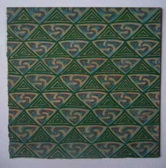 Gaston SUISSE (1896-1988) - Projet de tissu pour Mme Duchesne, vers 1923
