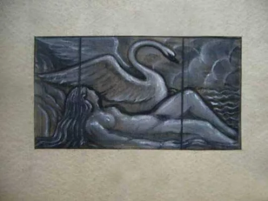 Gaston SUISSE (1896-1988) - Léda et le cygne